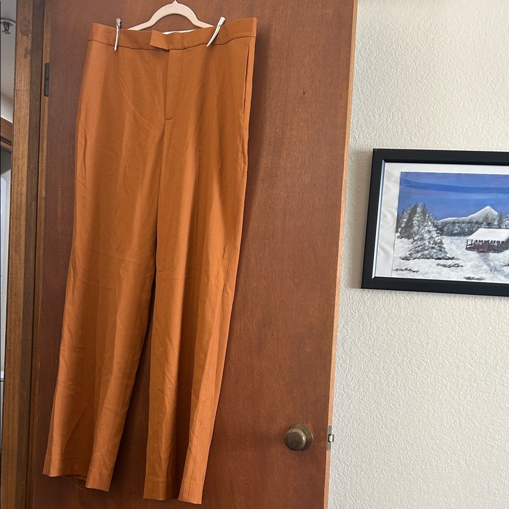 St. John Wide Leg camel trousers Pants